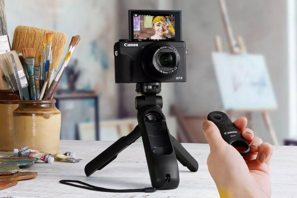 Aparat Canon PowerShot G7X Mark III Vlogger Kit Czarny